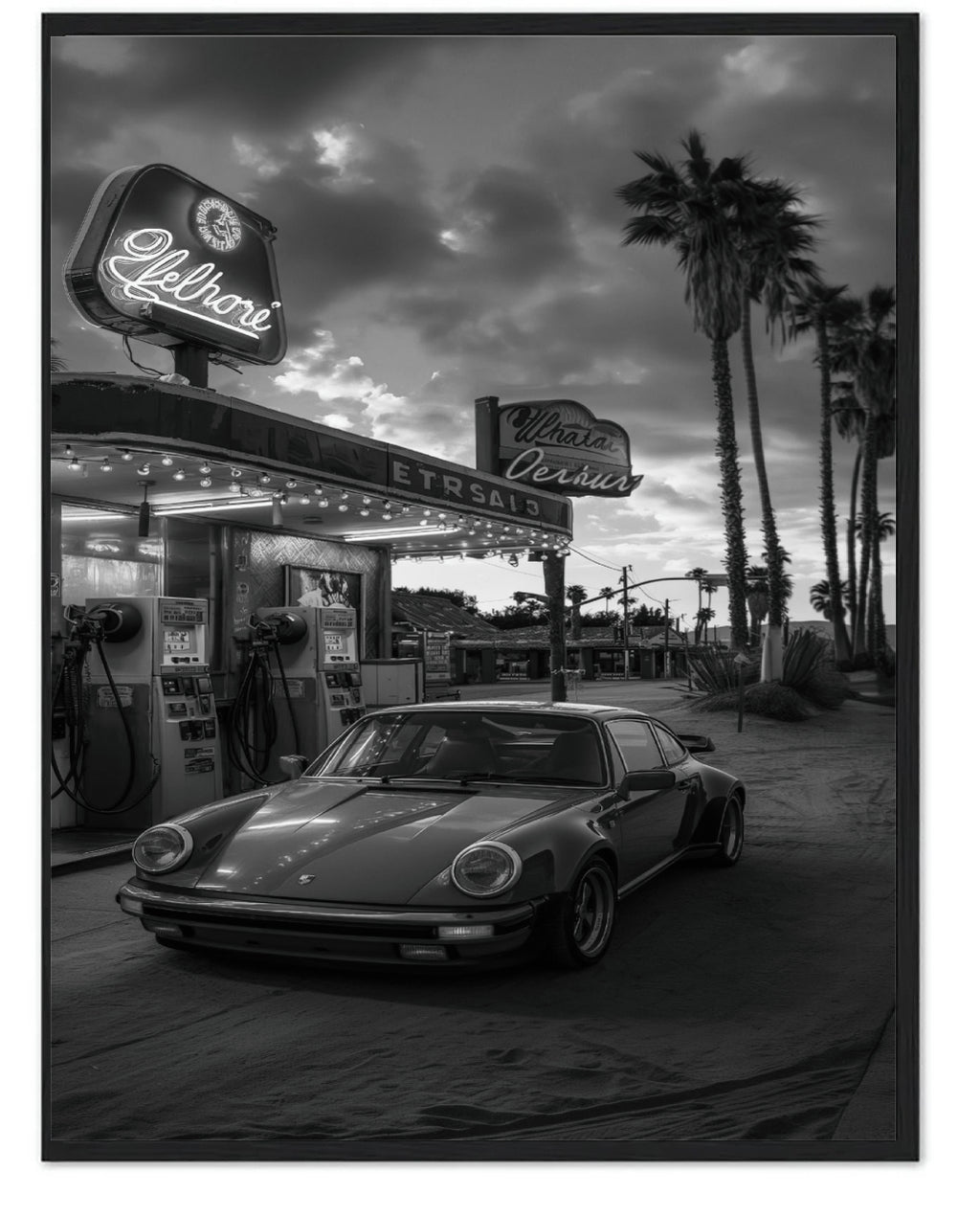 PORSCHE 911 GAS STATION