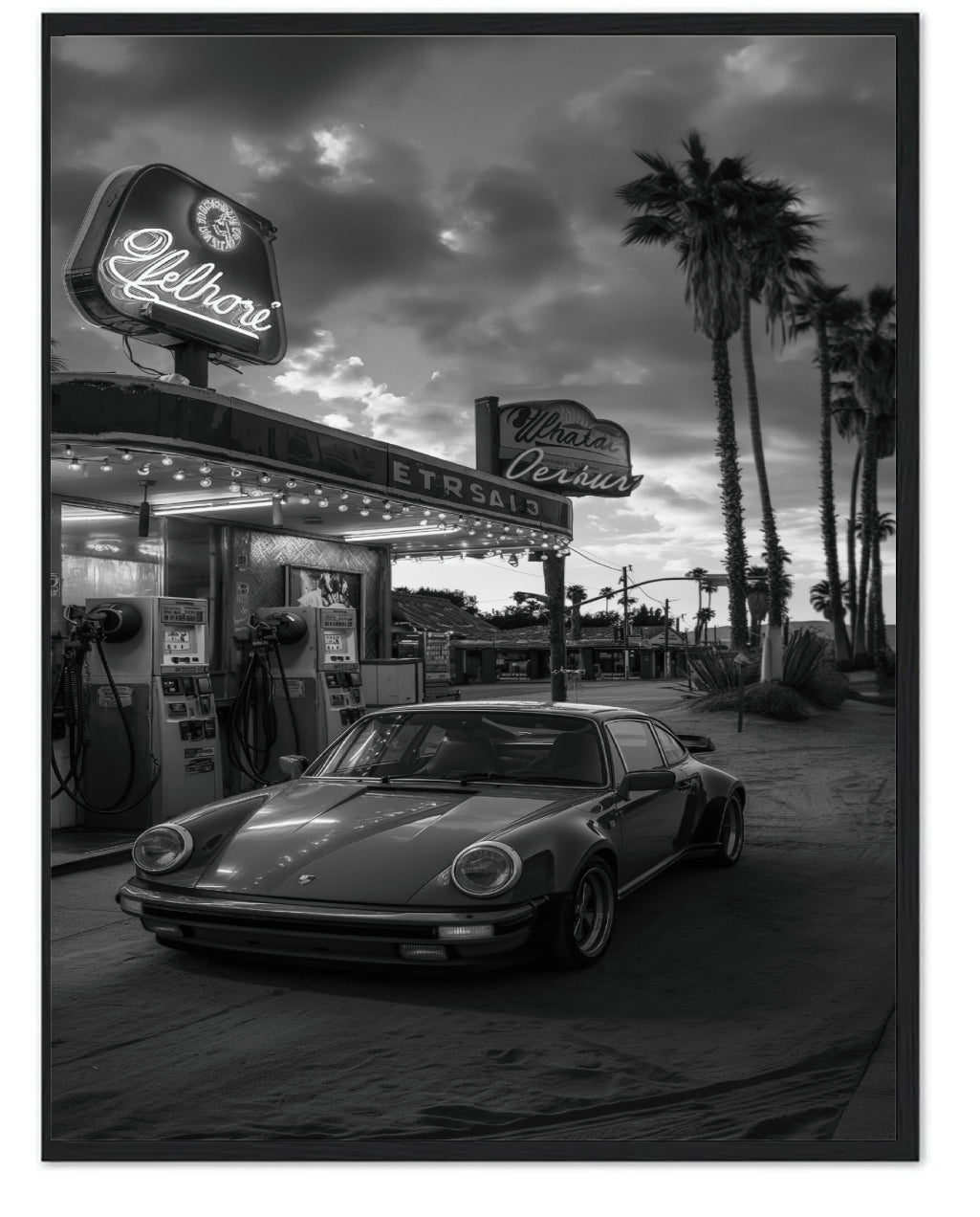PORSCHE 911 GAS STATION