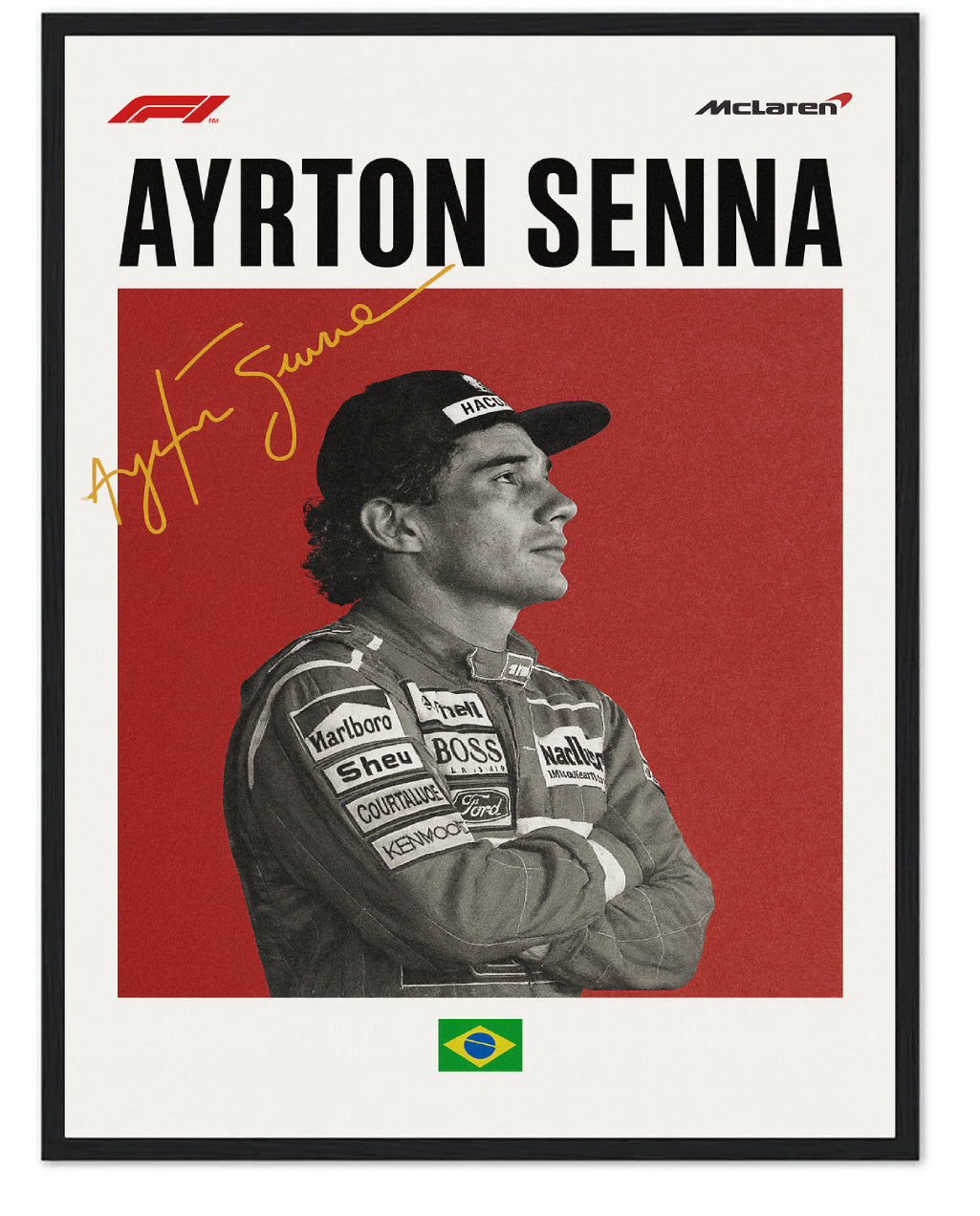 AYRTON SENNA POSTER