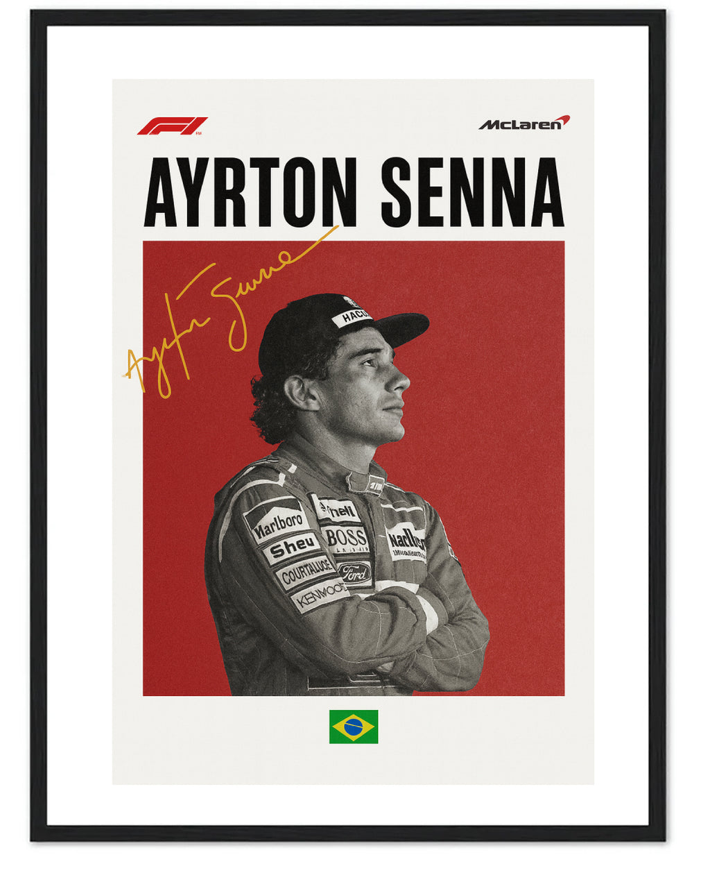 AYRTON SENNA POSTER