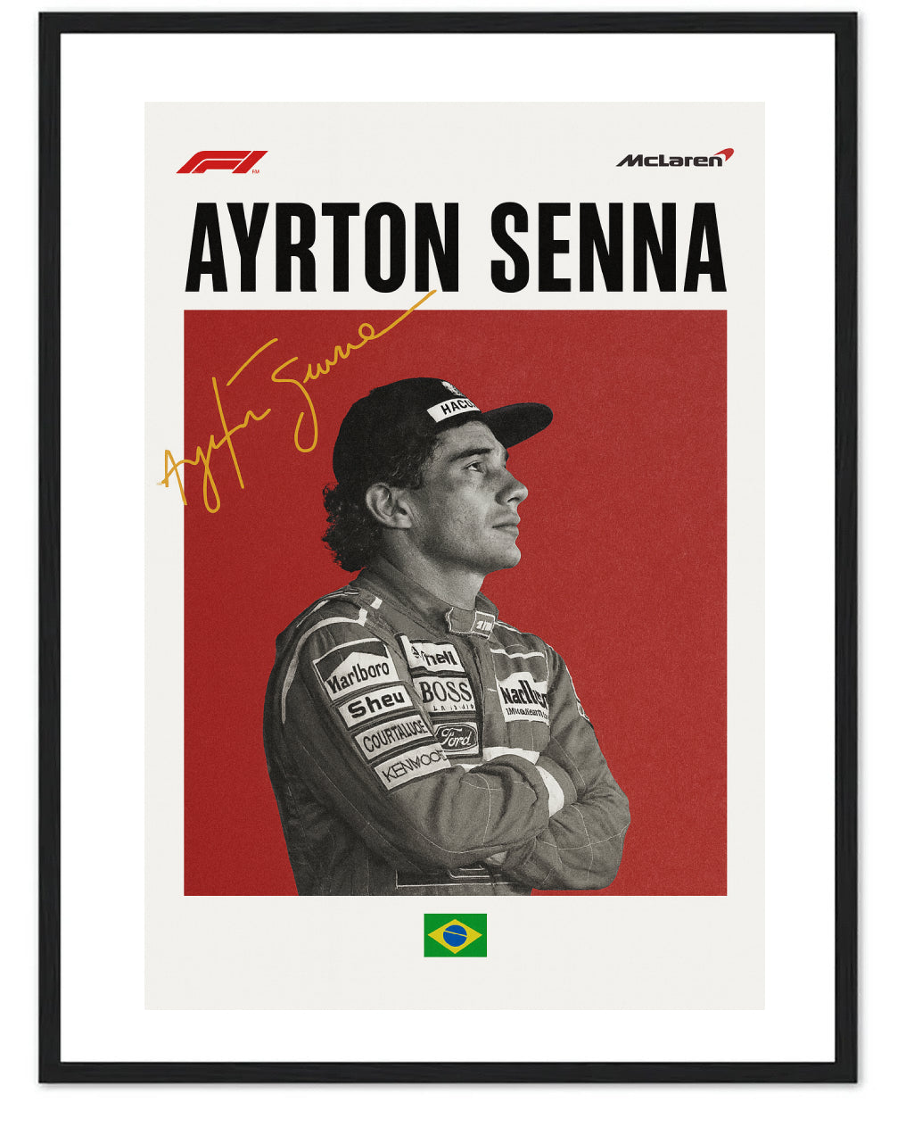 AYRTON SENNA POSTER