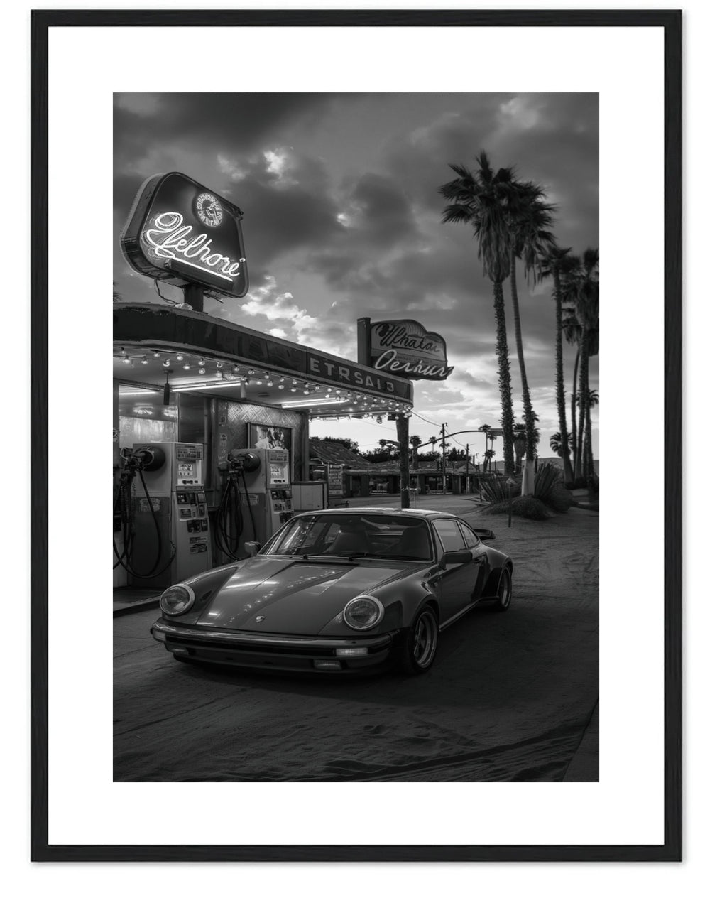 PORSCHE 911 GAS STATION