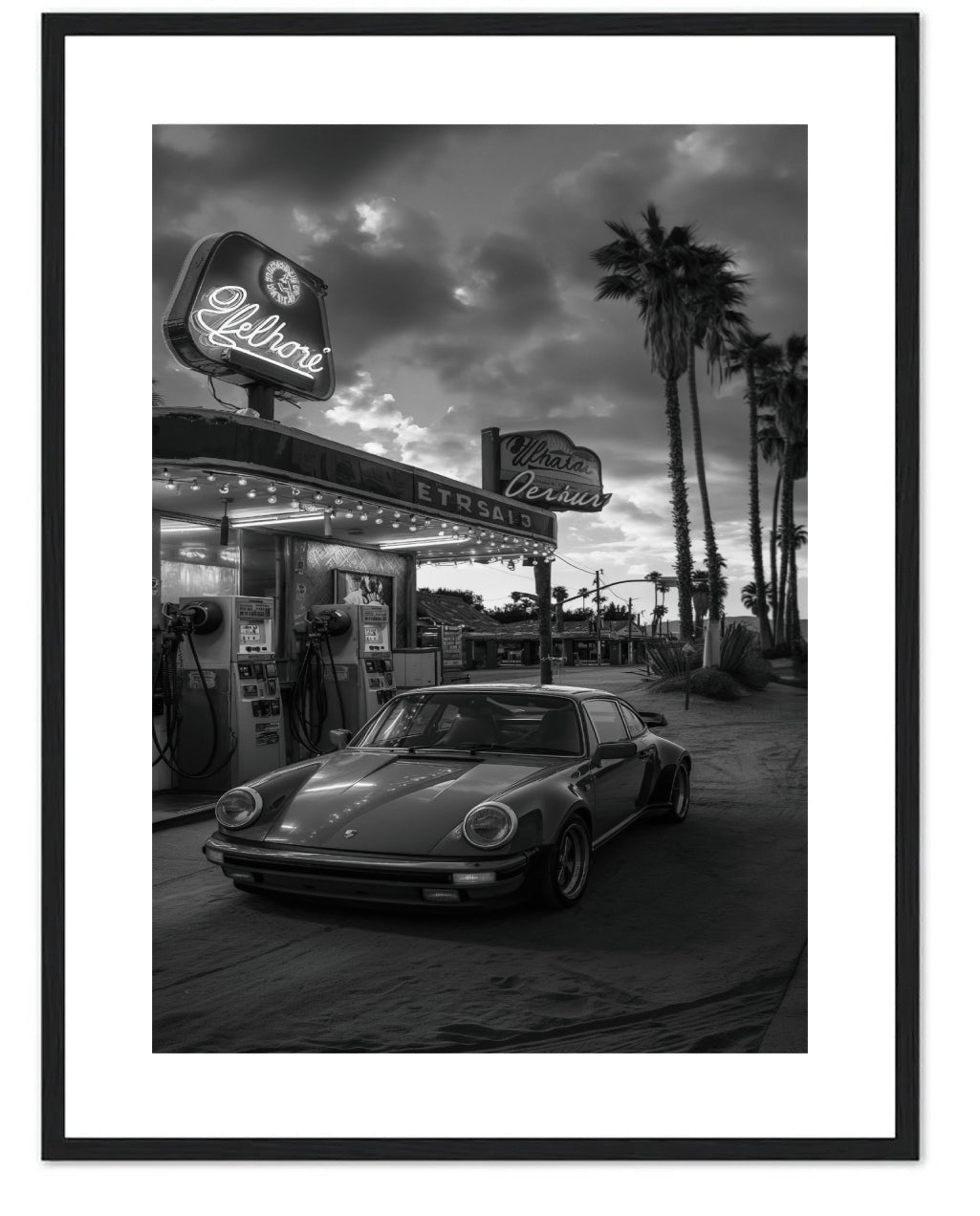 PORSCHE 911 GAS STATION