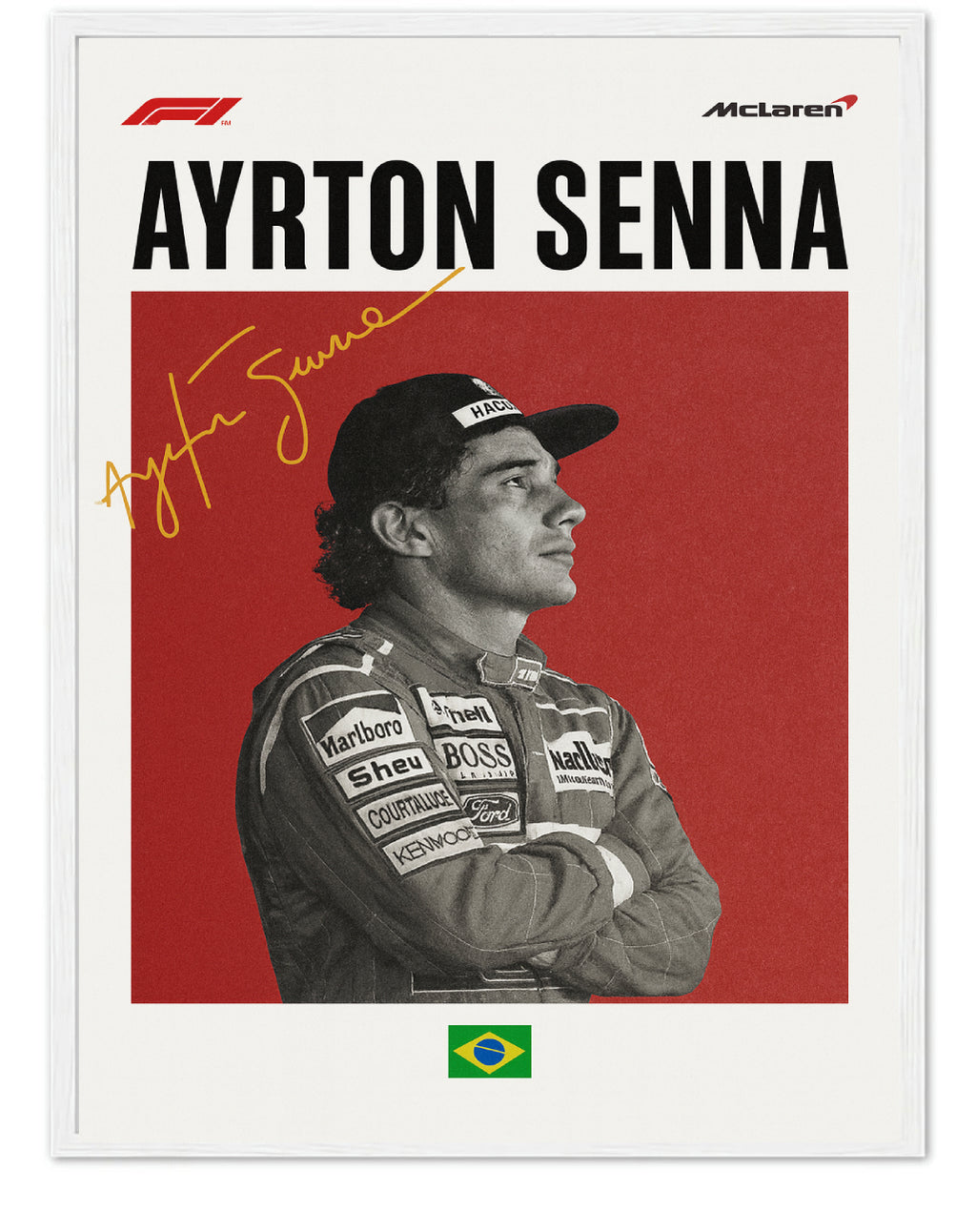 AYRTON SENNA POSTER