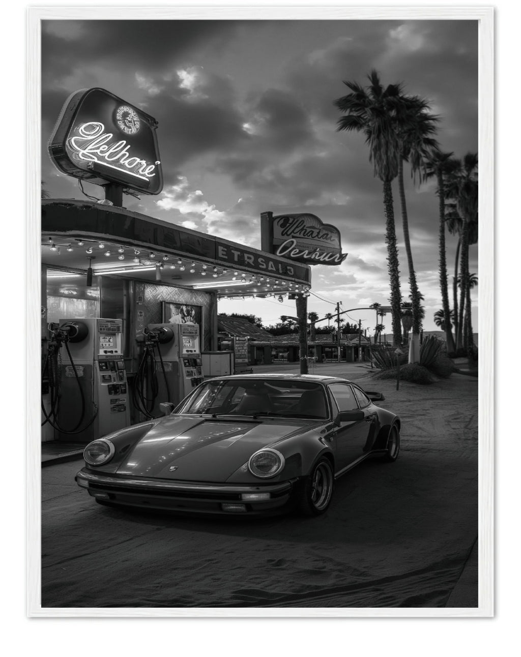 PORSCHE 911 GAS STATION