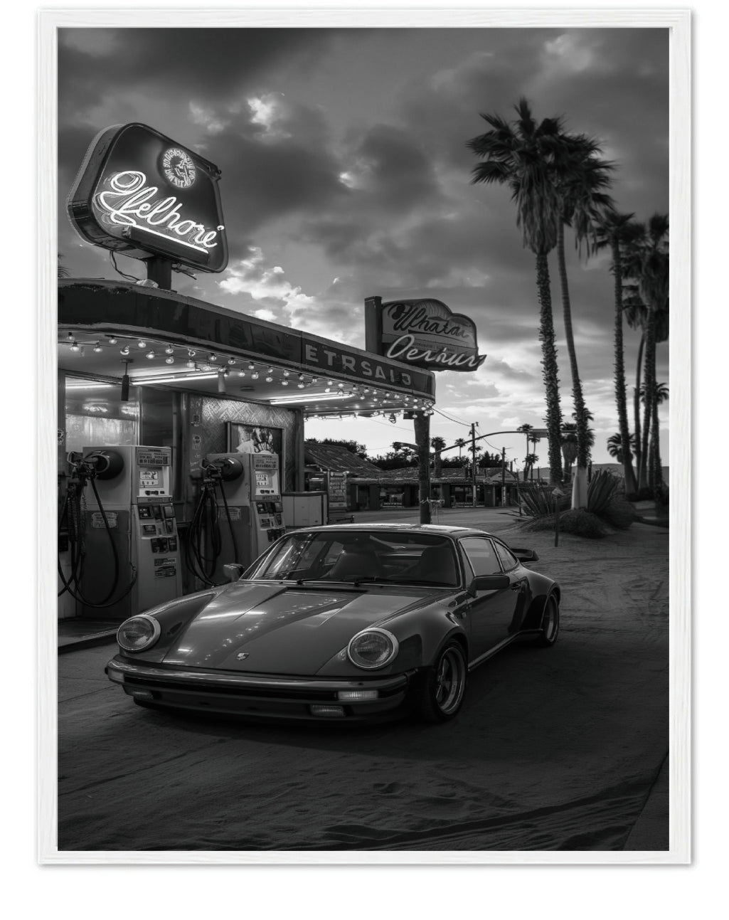 PORSCHE 911 GAS STATION