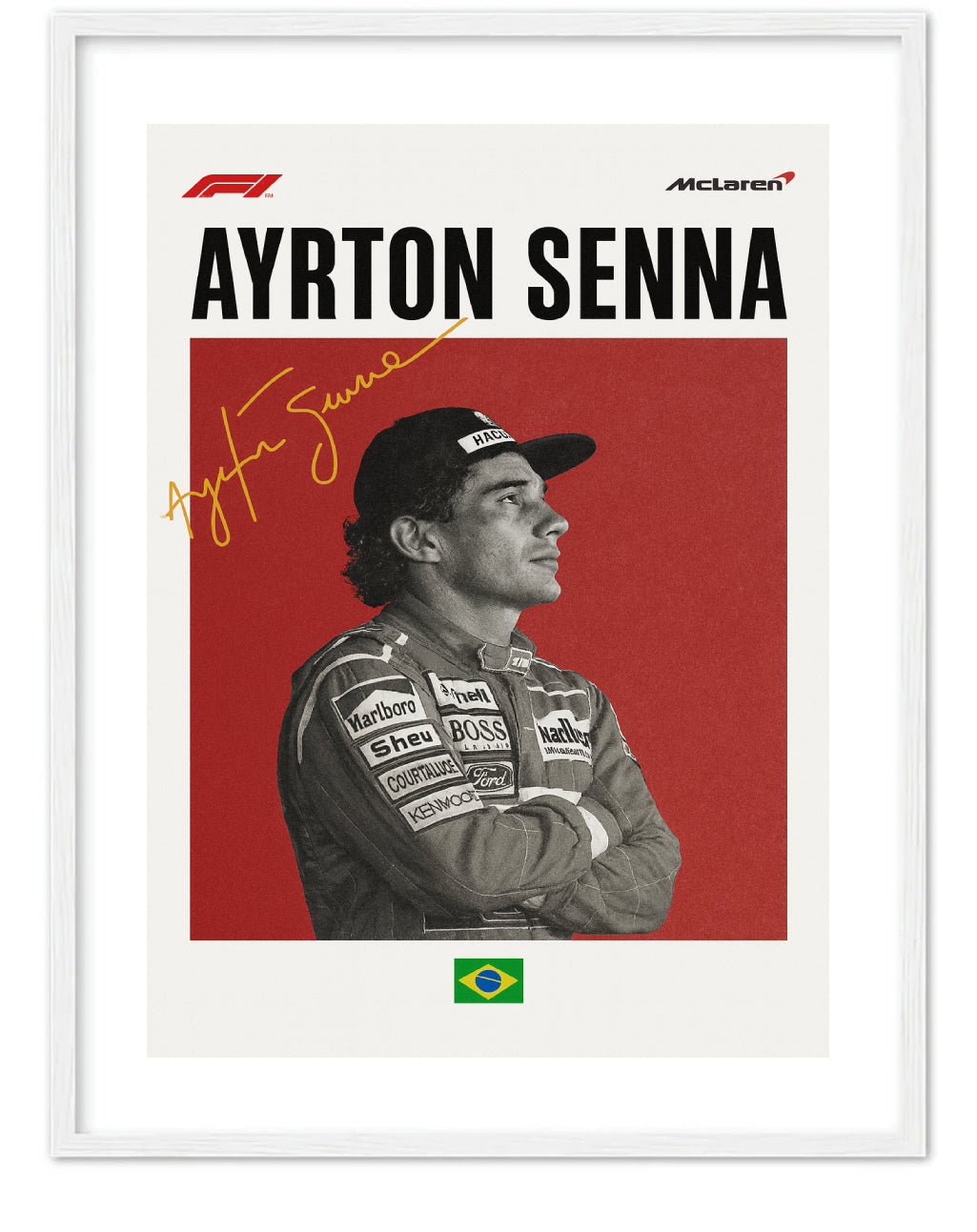 AYRTON SENNA POSTER