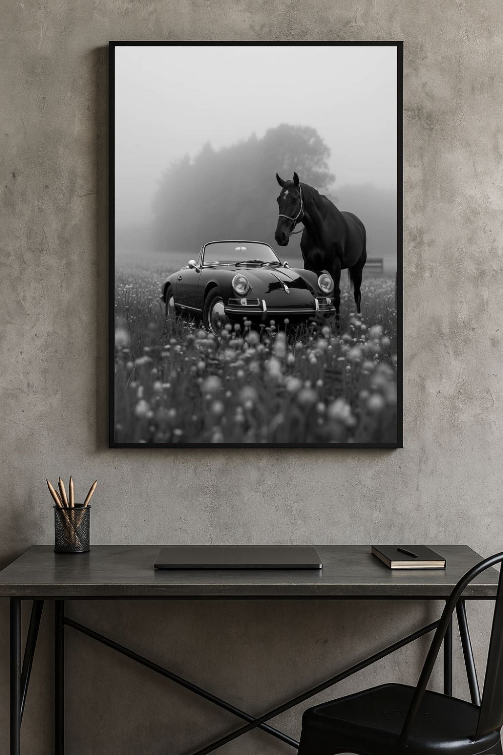 HORSE AND CAR
